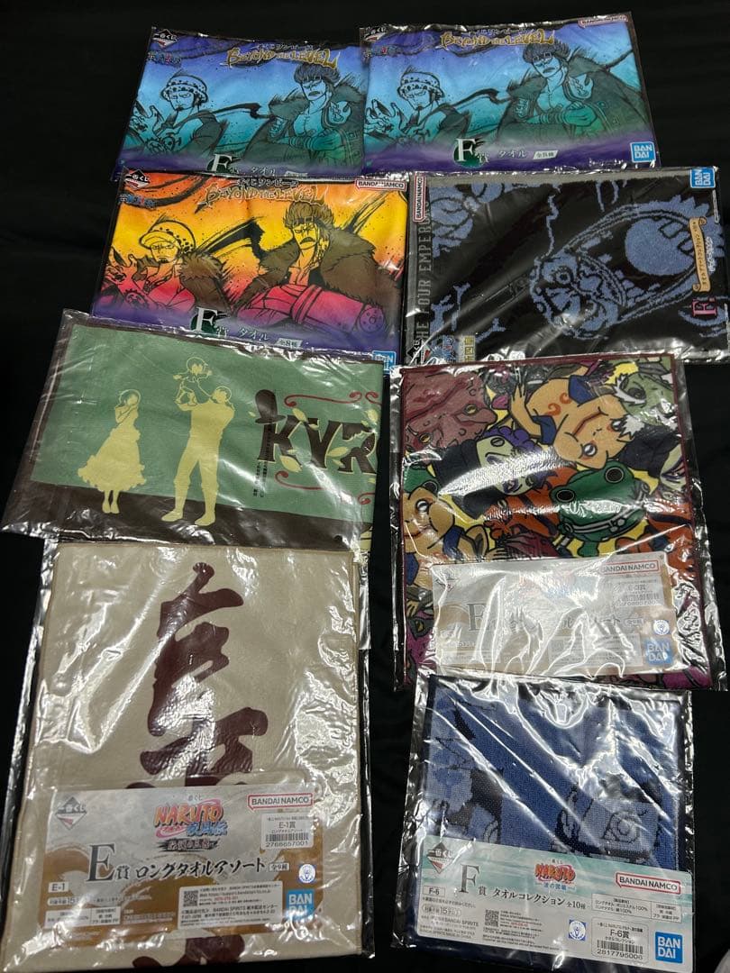 ワンピースくじ他　フィギュア　タオル等90点以上　まとめ売り　未開封多数