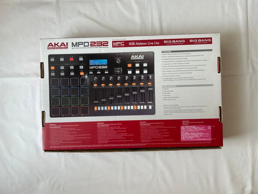 akai 廃盤品 mpd232 ほぼ未使用