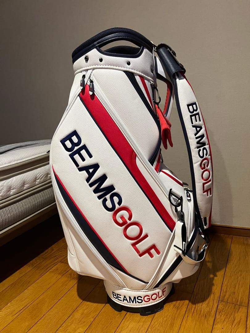 BEAMS GOLF キャディバッグ 2 現行モデル　ウッド3点とパターカバー付