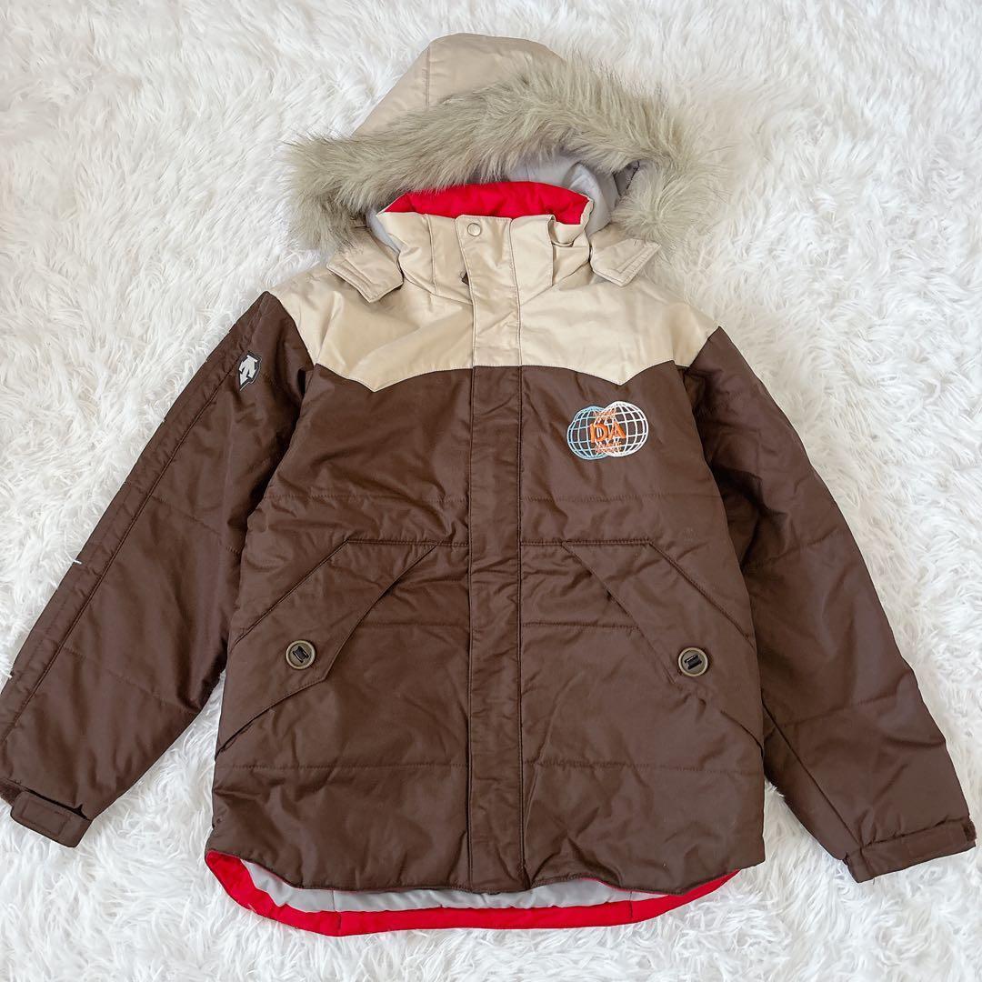 美品✨デサント　スノーウェア　スキーウェア　ヒートナビ　キッズ　男女兼用　160