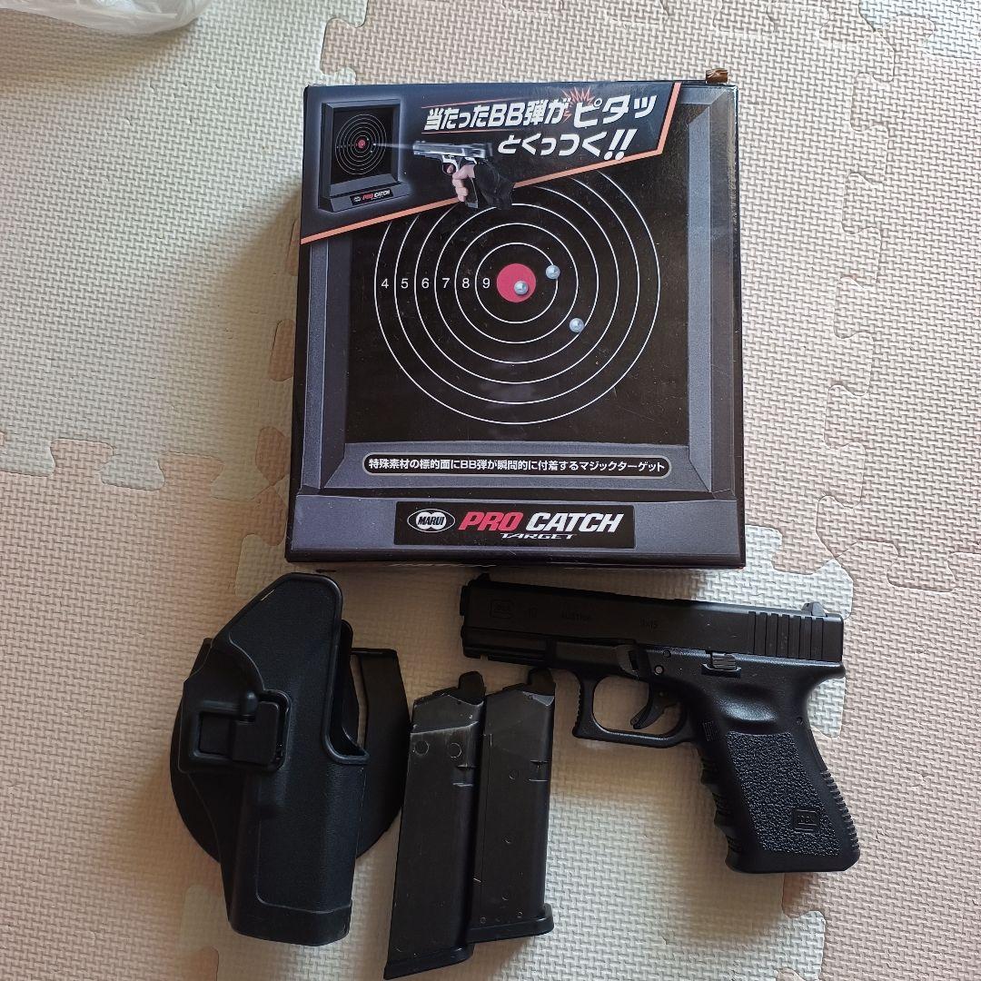 Glock 19 エアガン ホルスター付き ガスブローバック