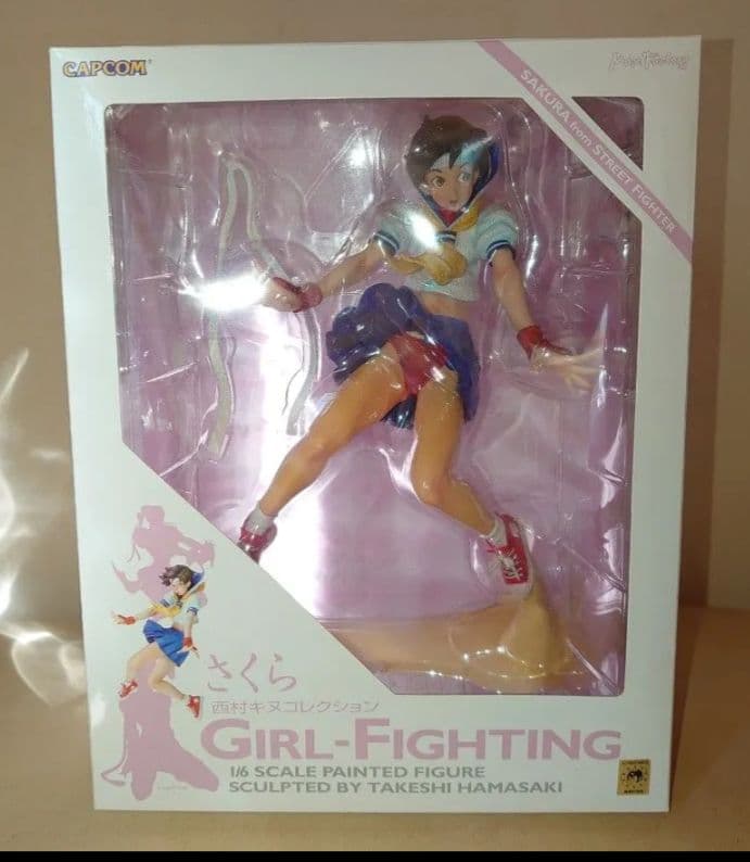 西村キヌコレクション　ストリートファイター　さくら フィギュア　1/6スケール