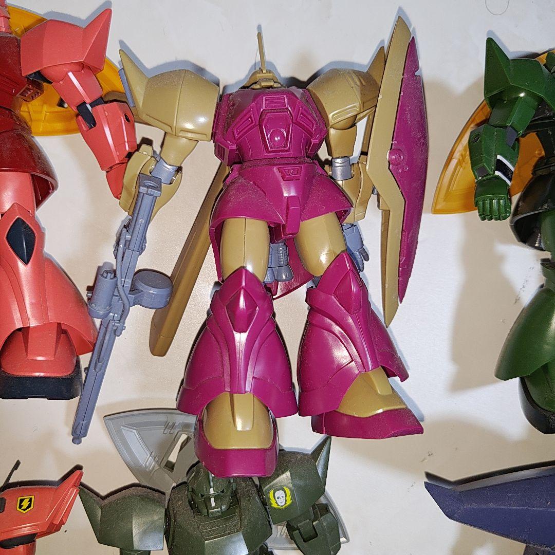 HG ゲルググ　9体セット　完成品　ジャンク扱い　レア　宇宙世紀　ユニコーン