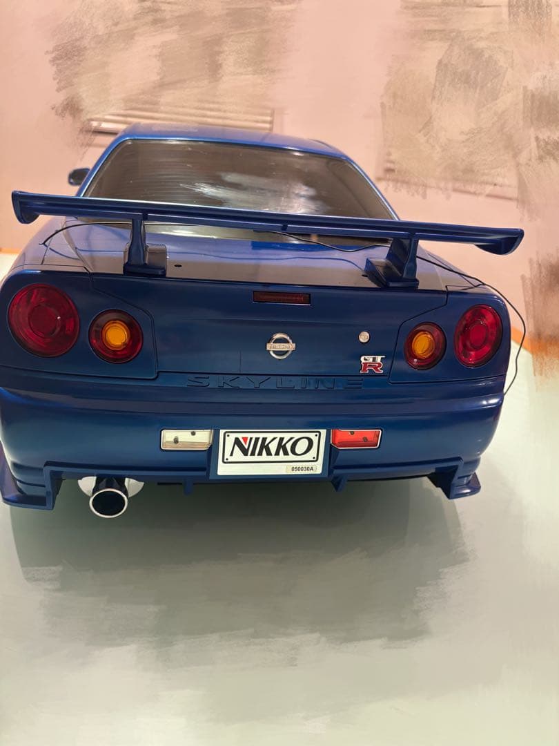 NIKKO 1/5 NISSAN スカイライン GTR R34 巨大ラジコン
