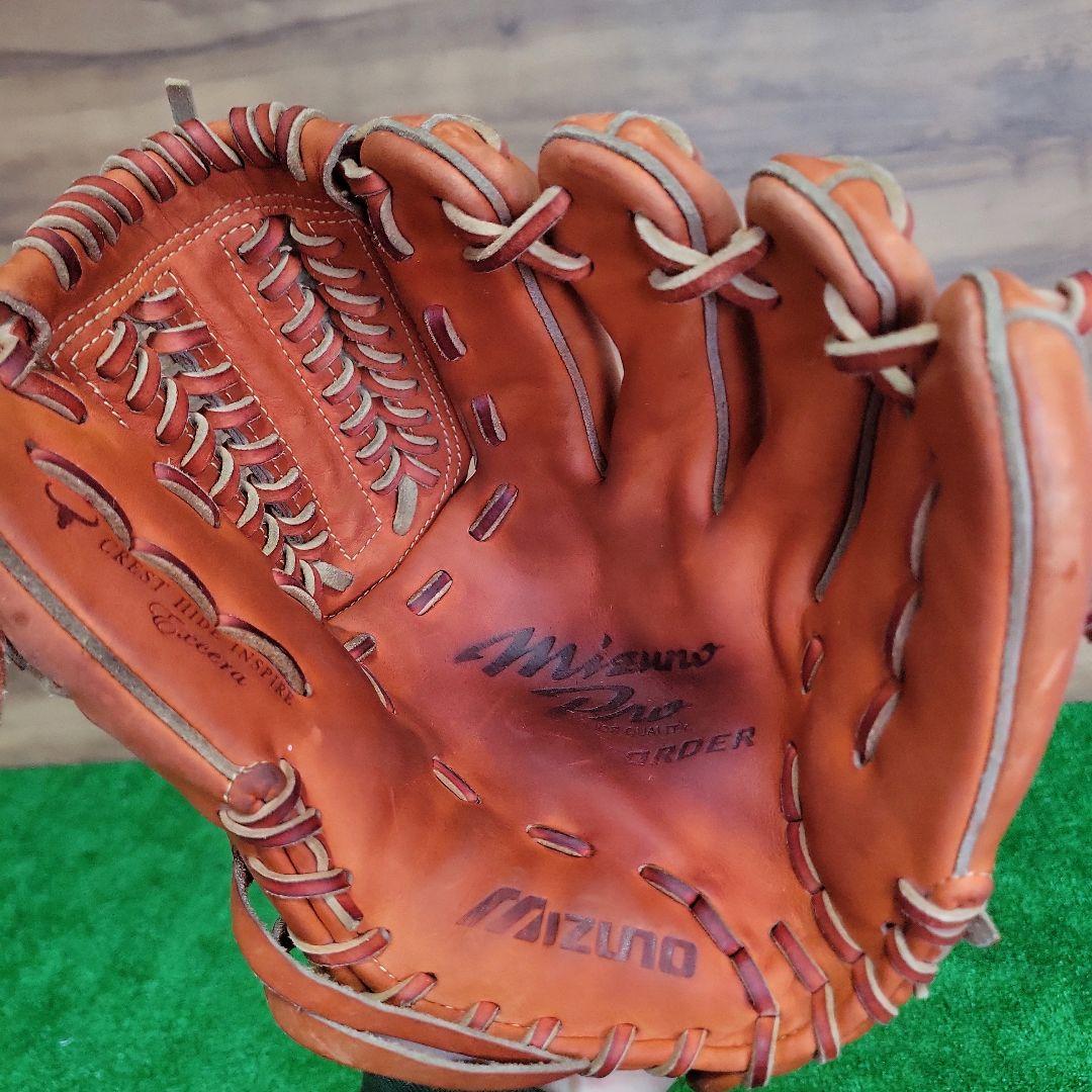 ミズノプロ オーダーグラブ 耕作刻印 内野手用 クレストハイド