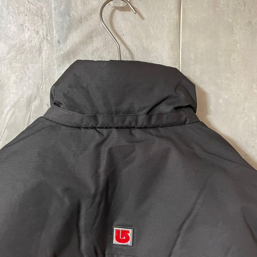 Burtonバートンスキーウェアスノーボードジャケットダウン中綿黒ブラック刺繍