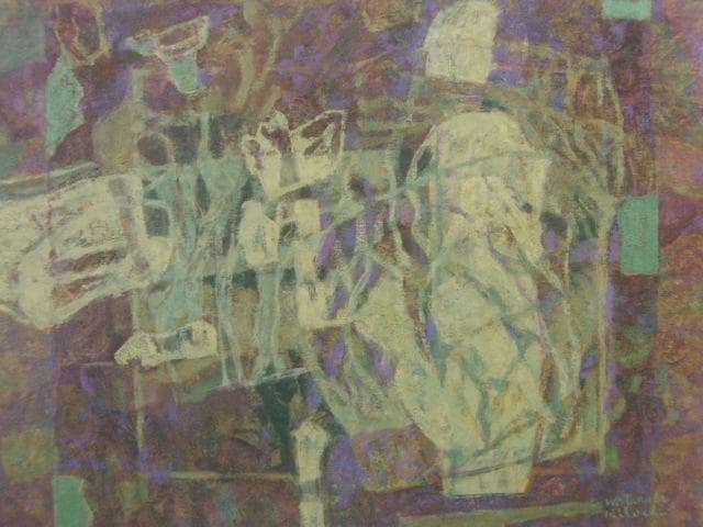 渡邊博、文色、希少な画集より、新品高級額・額装付、状態良好