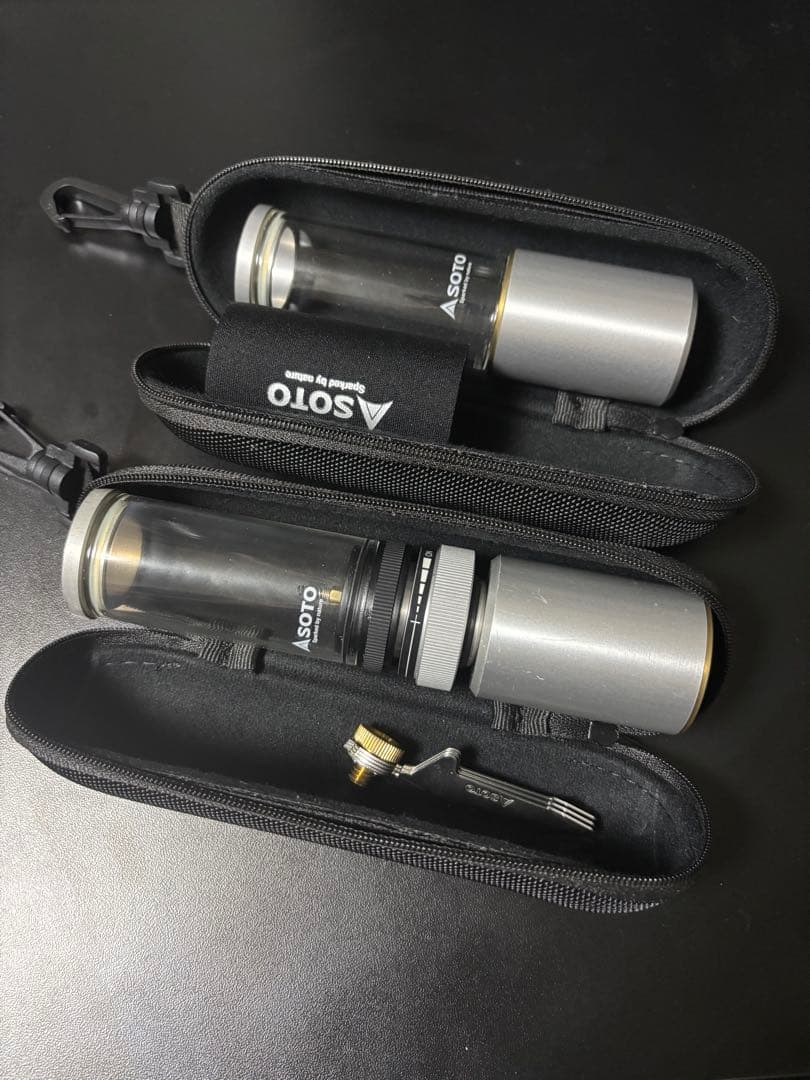 SOTO Hinoto ケース・スタンド・変えホヤ・変えタンク