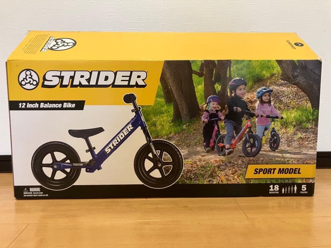 STRIDER 12インチバランスバイク スポーツモデル 青