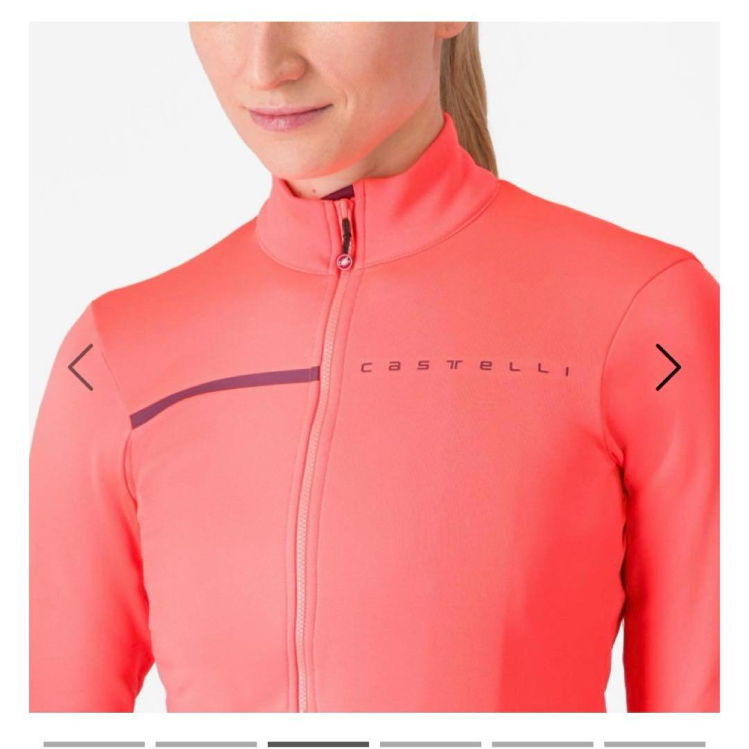 【レディース】CASTELLI SINERGIA 2 JERSEY FZ ピンク