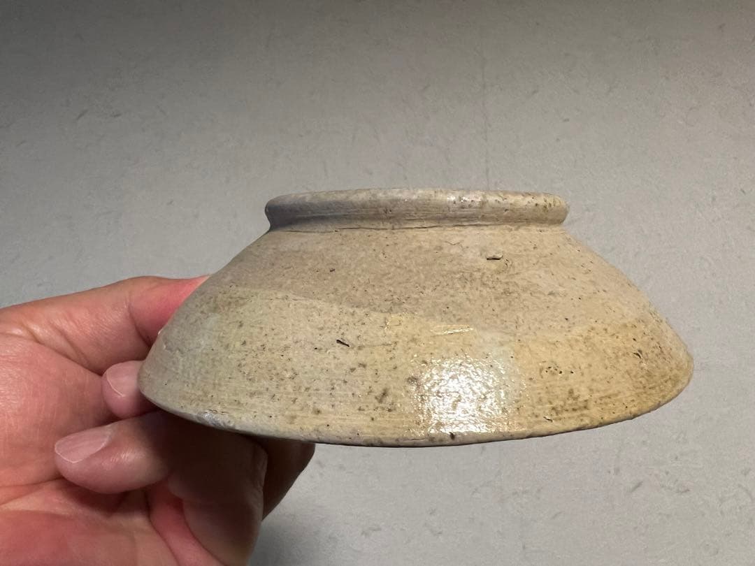 平安時代 猿投 美濃白瓷 小碗 呼継 陶片 窯跡 発掘 出土 骨董 古美術
