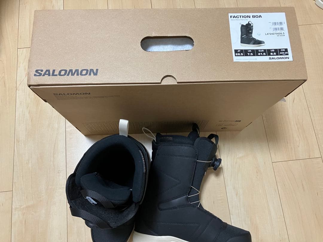 サロモン　スノーボードブーツ ブラック