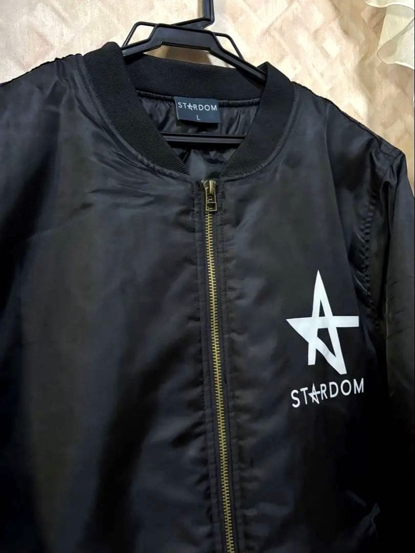 試着のみ STARDOM 岩谷麻優 MA-1 ジャケット スターダム 女子プロ