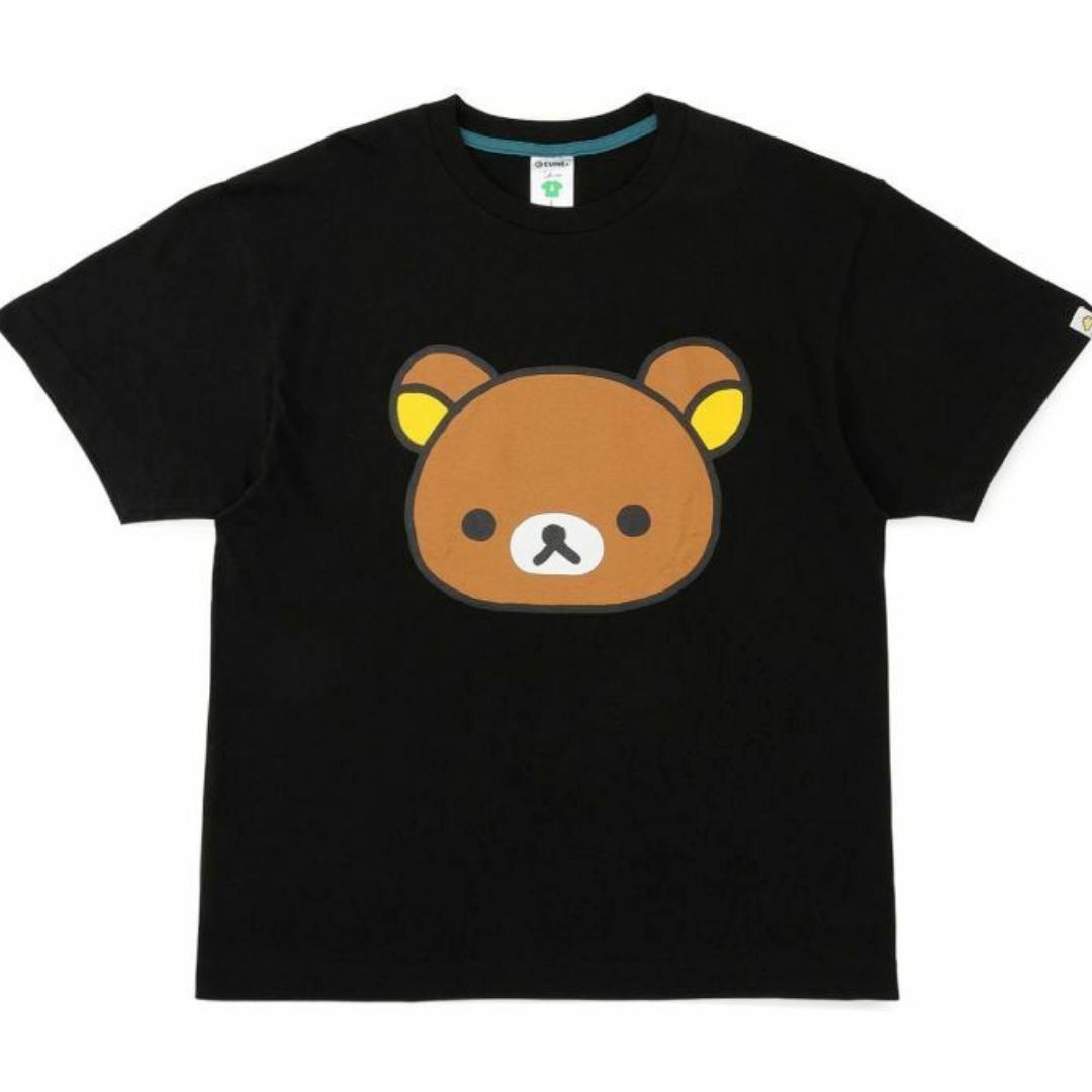 cune XL キューン Tシャツ リラックマ 黒 コラボ 半袖 30周年記念