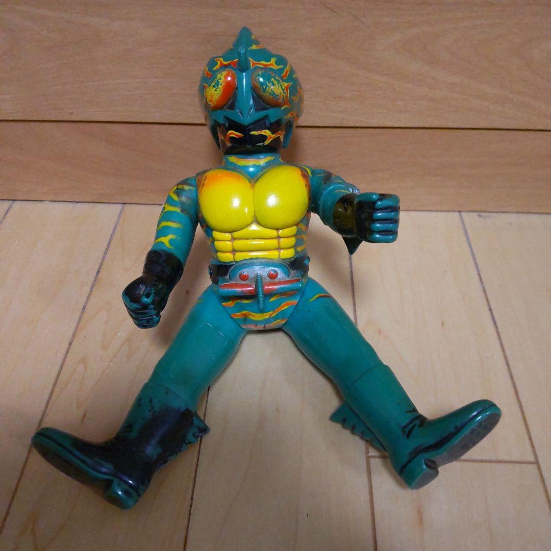 当時物☆アマゾン 仮面ライダー ソフビ フィギュア 旧バンダイ 石ノ森章太郎