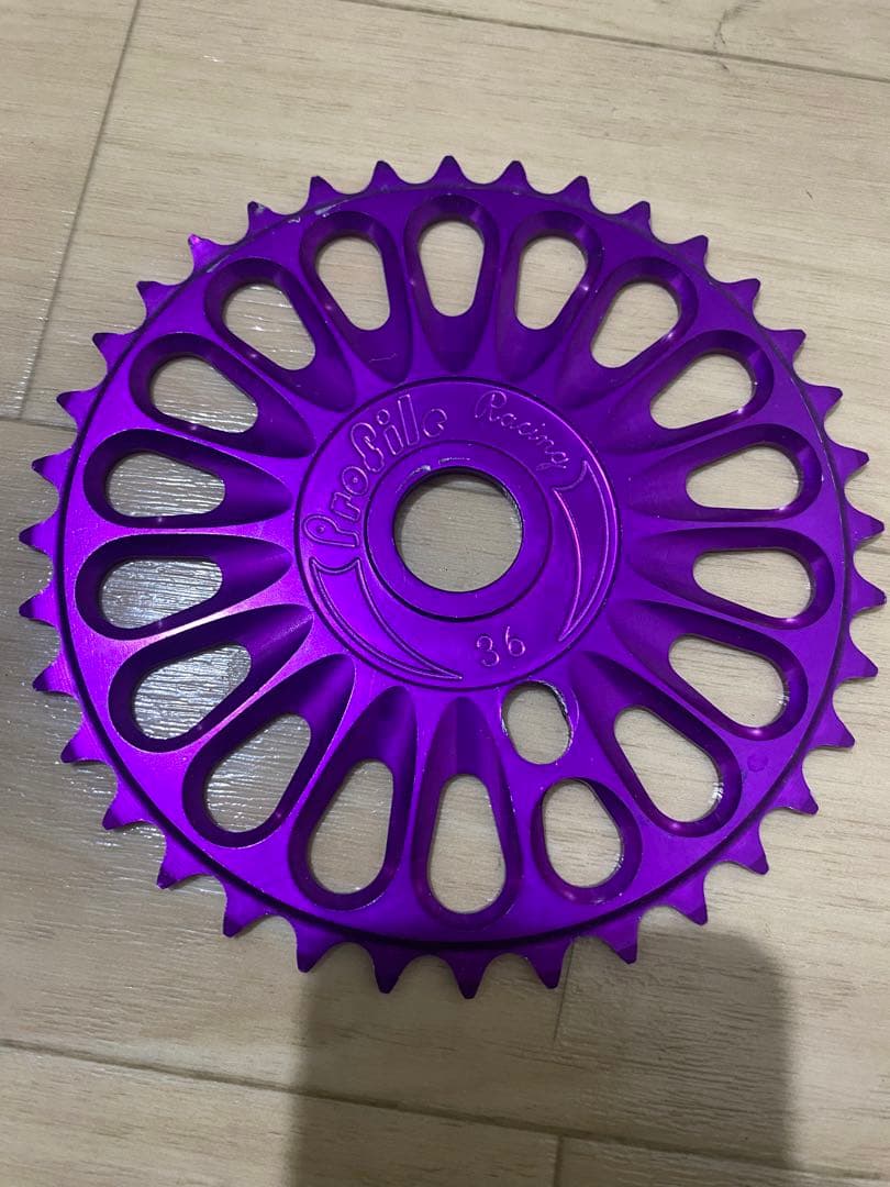 【希少パープルカラー】プロファイルレーシング36t ピストbmx fgfs