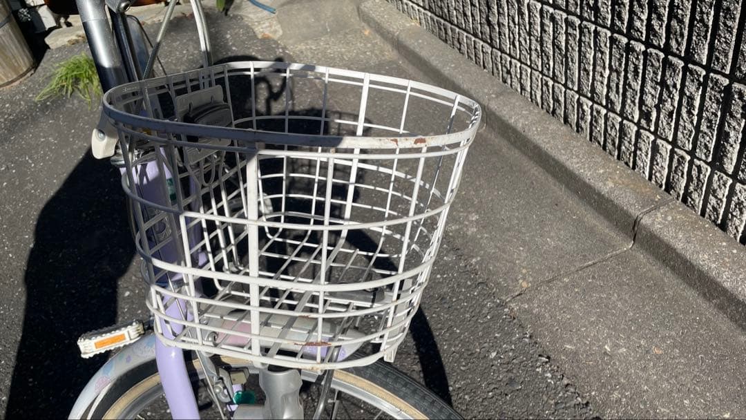 【くくる】子供用自転車 ラベンダー色