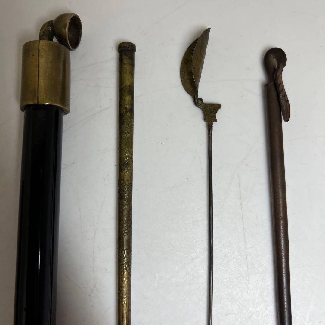 江戸時代　特大　ケンカ煙管　40.5cm 東K8-0205①