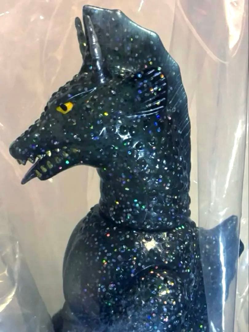 【未開封】■ マルサン チタノザウルス ソフビ レインボー ラメ