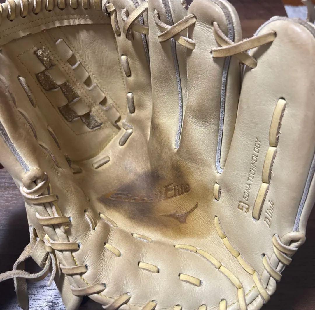 ミズノ Mizno Global Elite 投手用 硬式グローブ キャメル