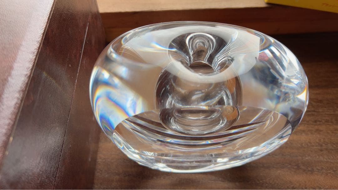 HOYA CRYSTAL TOKYO サイン入り 3.45kg クリスタル 花瓶