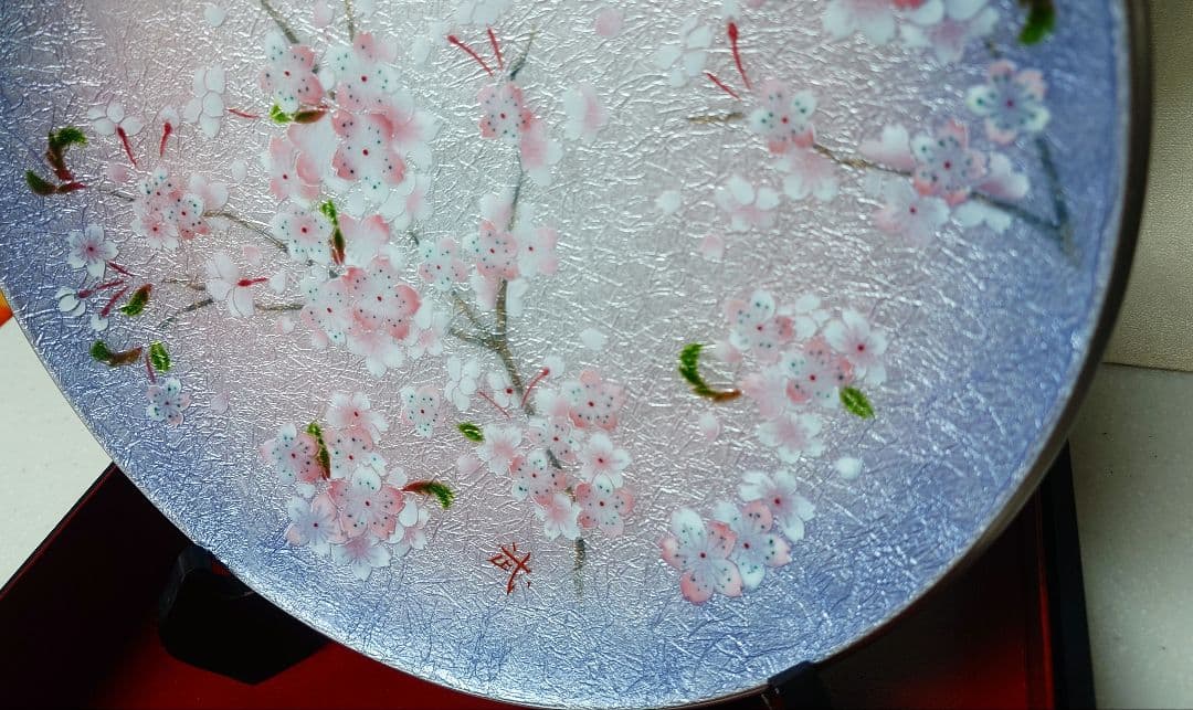 七宝焼 飾り皿 大皿