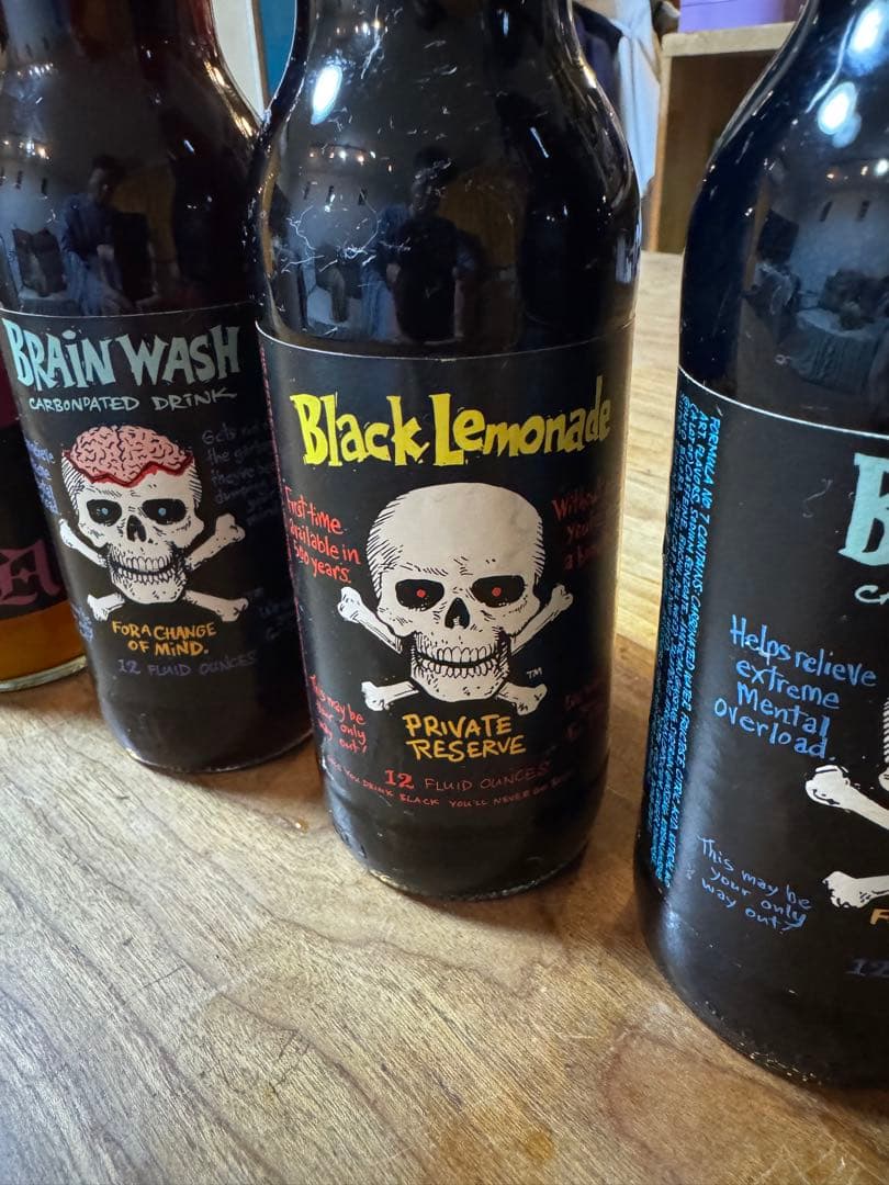 Brain Wash 炭酸飲料セット 4本(飲めません)