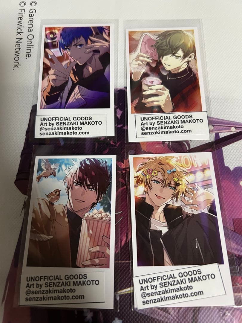 先崎真琴　刀剣乱舞　チェキ　古備前　信房　鶯丸　大包平　八丁