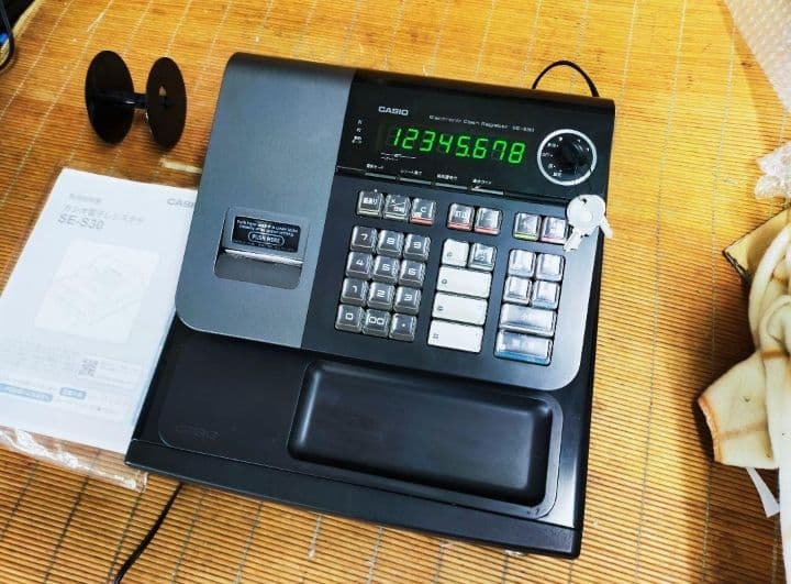 カシオレジスター　SE-S30　人気機種　コンパクト　送料無料　108001