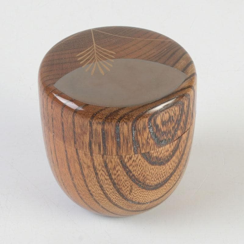 茶道具　松雲作　秋の月蒔絵　中棗　共箱　V　9808