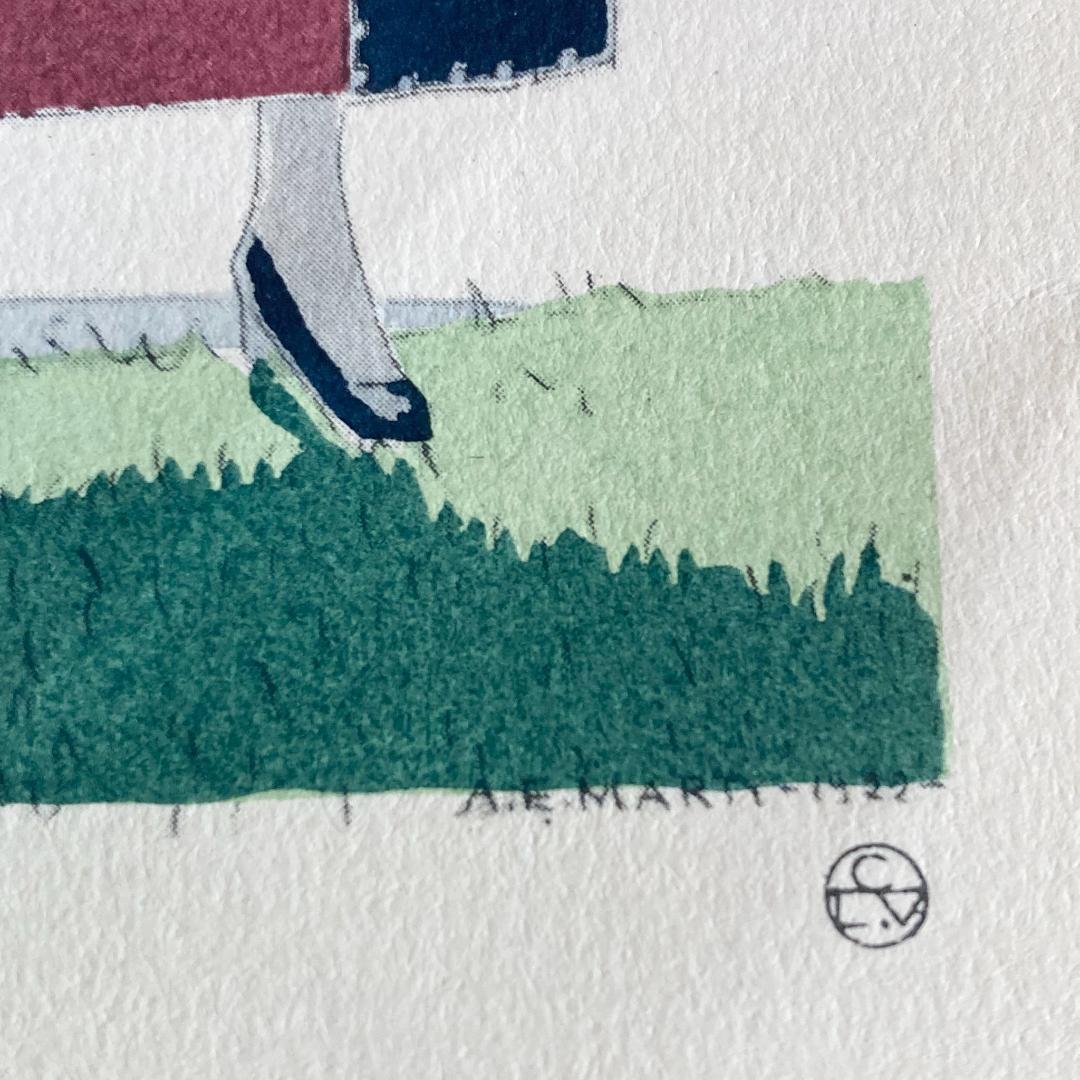 A.E.マルティ☆ファッションプレート『VOILA LE PRINTEMPS』