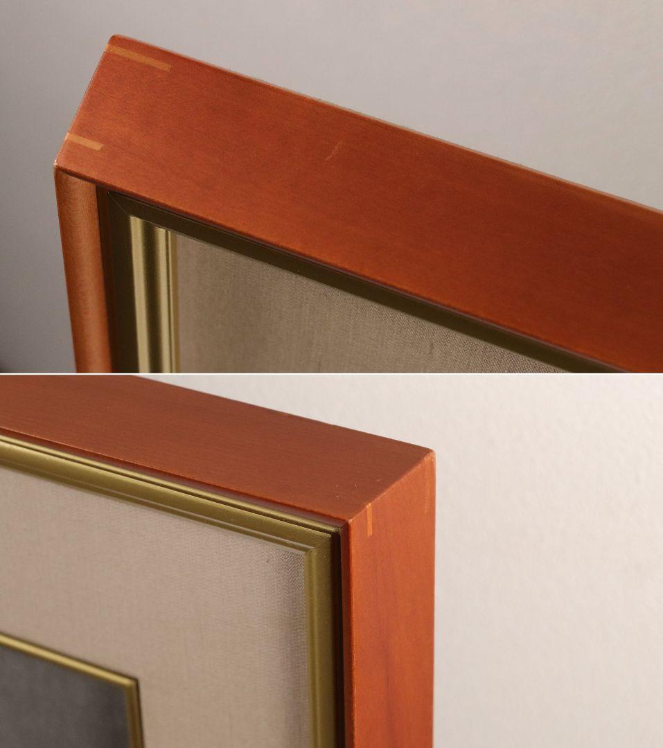 【真作】佐藤隆良 紙本肉筆 金彩墨彩 仏画 日本画 額装 アクリル板 CK43