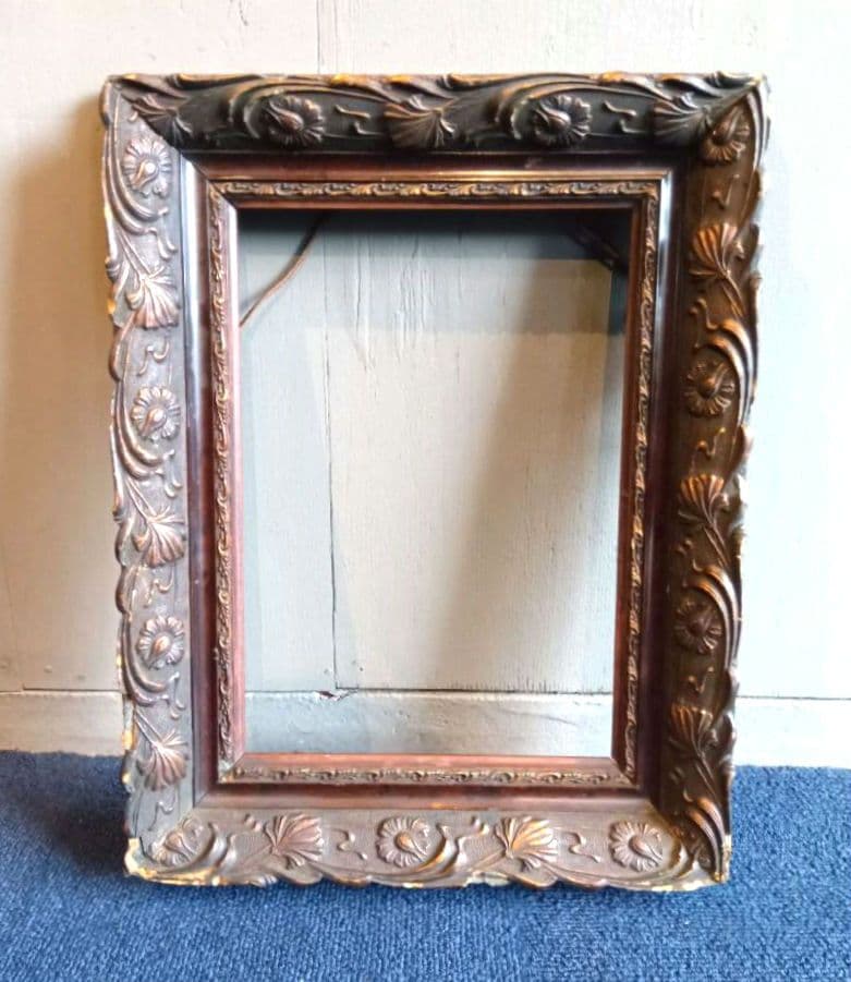 アンティーク　木製フレーム　額縁　ヴィンテージ