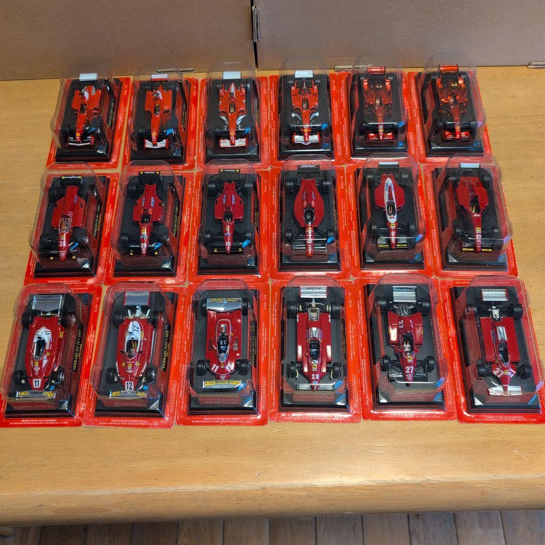 【オマケ3台付き】アシェット 1/43公式フェラーリF1コレクション18種