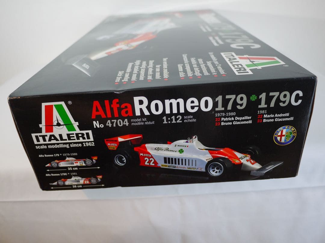 自動車 Alfa Romeo 179 179C 1:12 No 4704 ITALERI