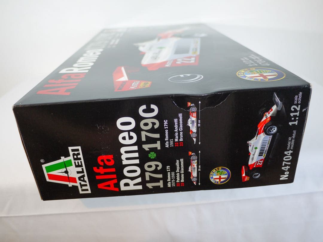 自動車 Alfa Romeo 179 179C 1:12 No 4704 ITALERI
