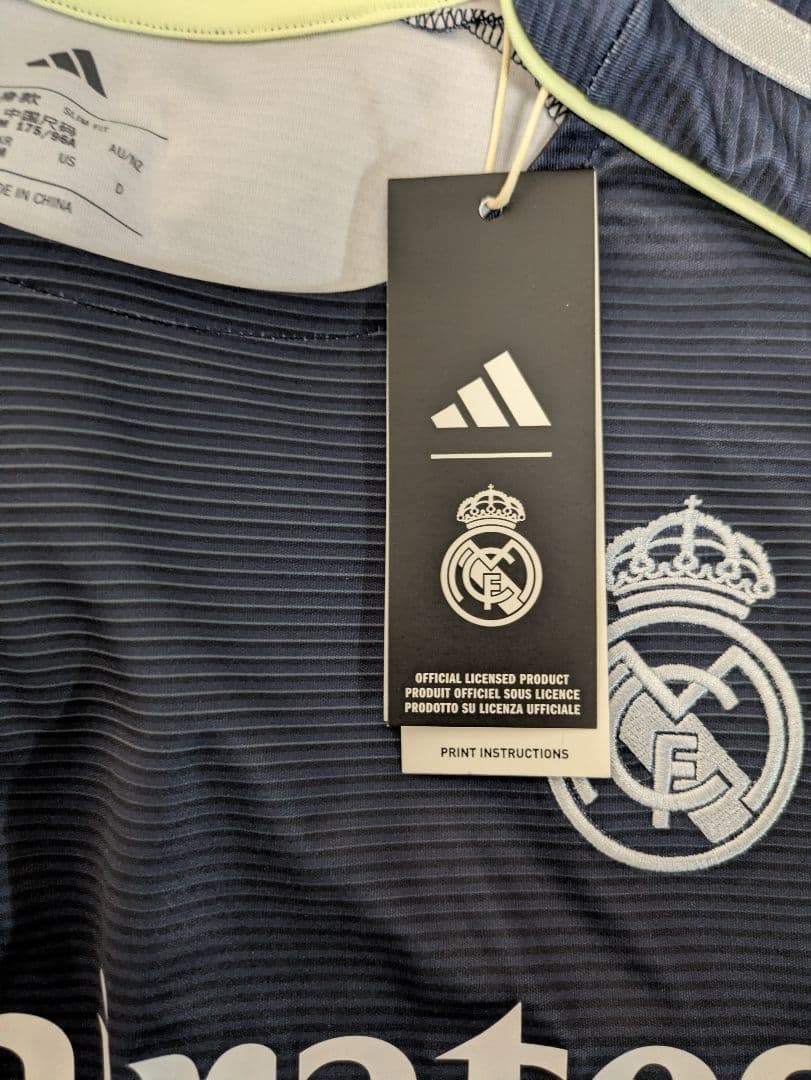 国内正規品【新品未使用】レアル・マドリード 25/26 アウェイ ユニフォーム