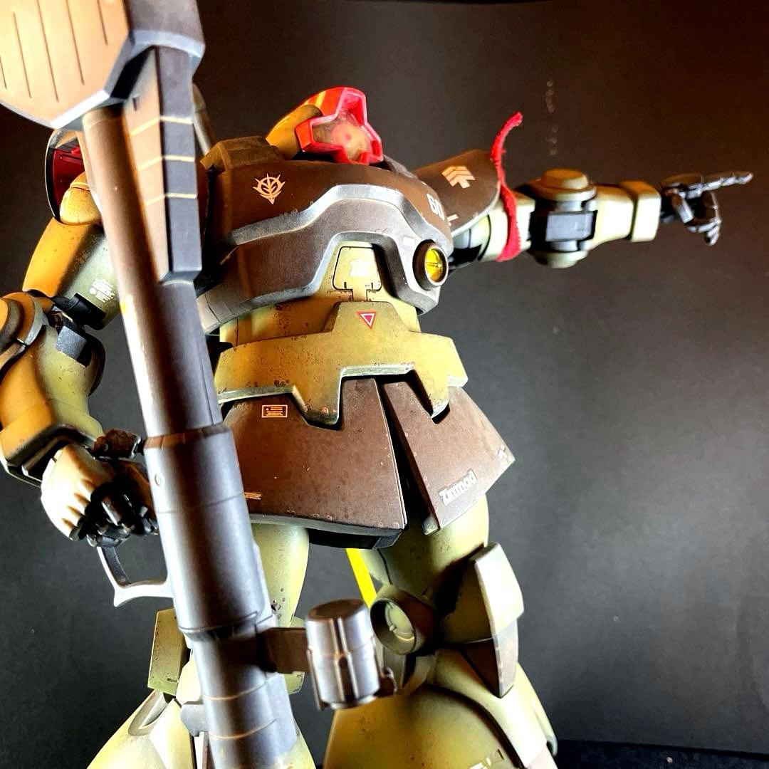 1/100MGリックドム　エアブラシ全塗装完成品