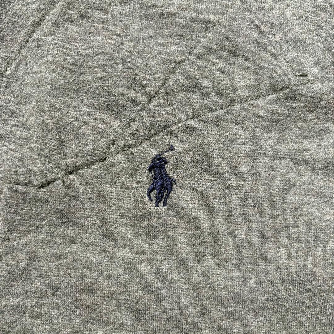 Polo Ralph LaurenラガーシャツスウェットトレーナーXL裏起毛　灰