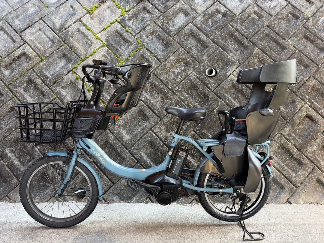 Yamaha PAS Babby 電動自転車12.3Ah バッテリー青