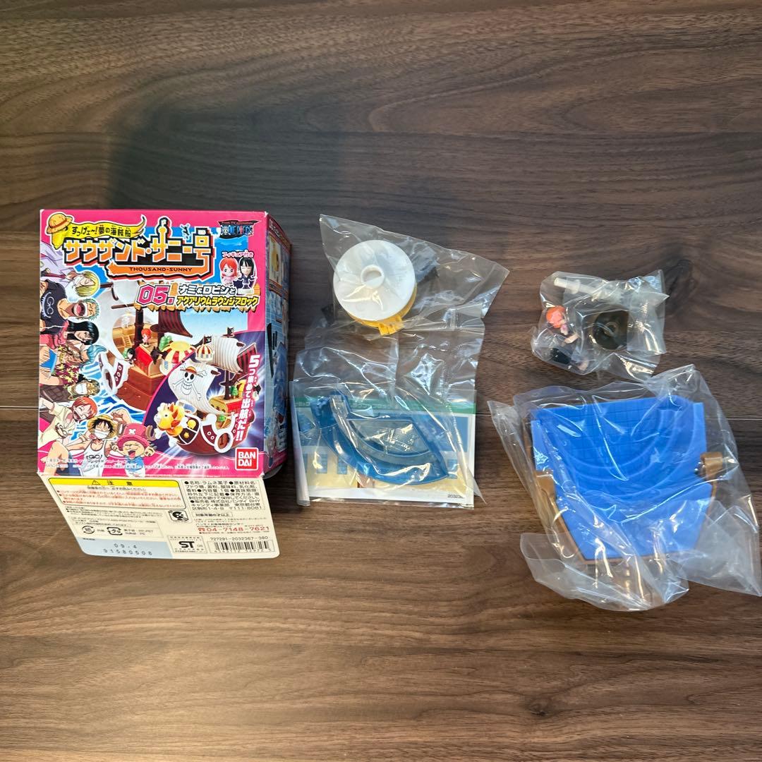 ワンピース サウザンド・サニー号 5種コンプセット＆1番くじ　ルフィフィギュア賞