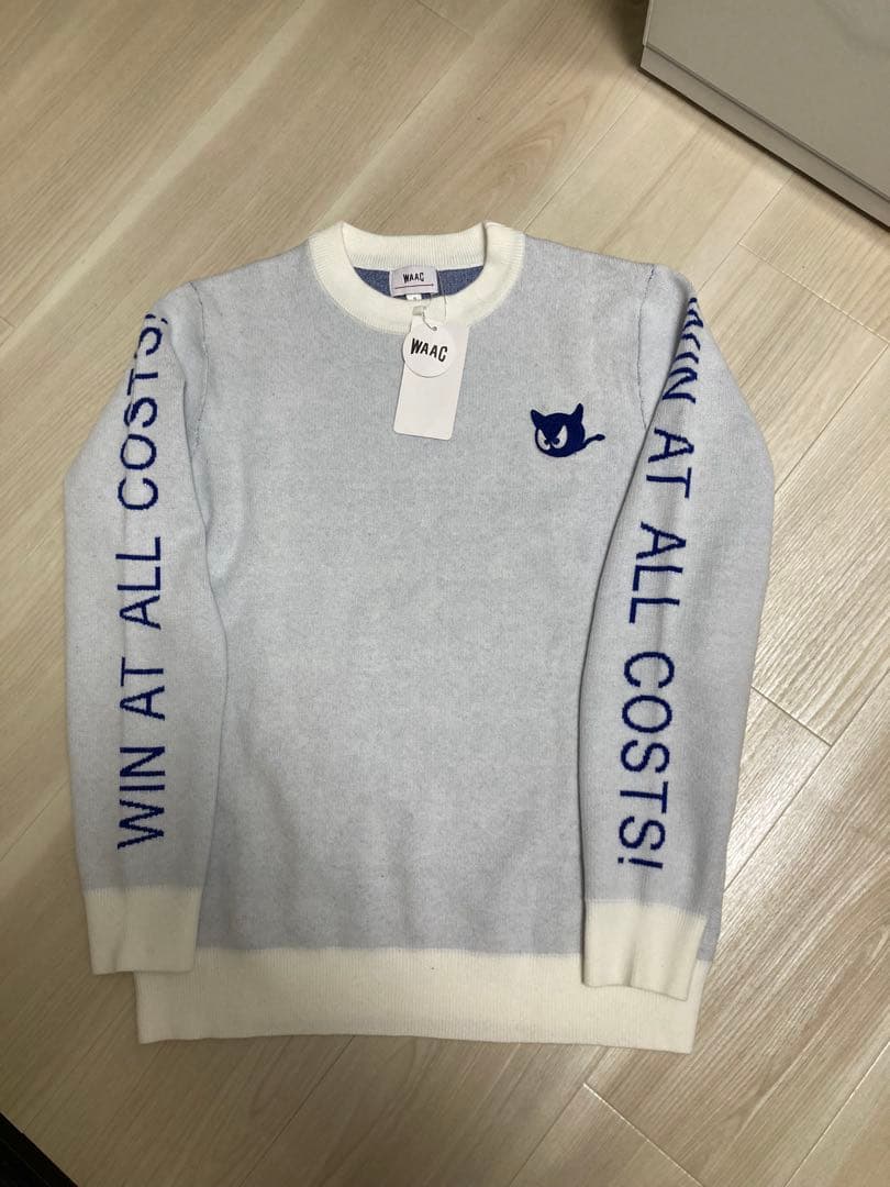 ラスト1 新品WAACゴルフメンズニットMサイズ
