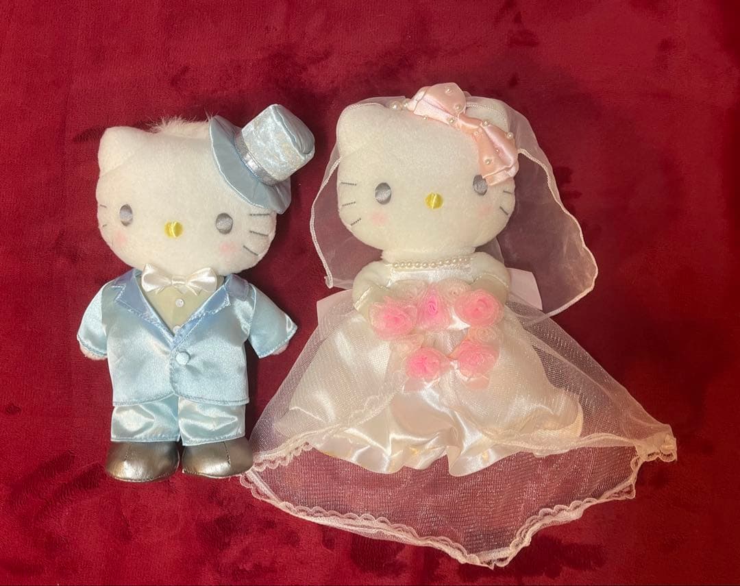 元箱入り♡ハローキティ ダニエル ウェディング ドール 結婚 ぬいぐるみ