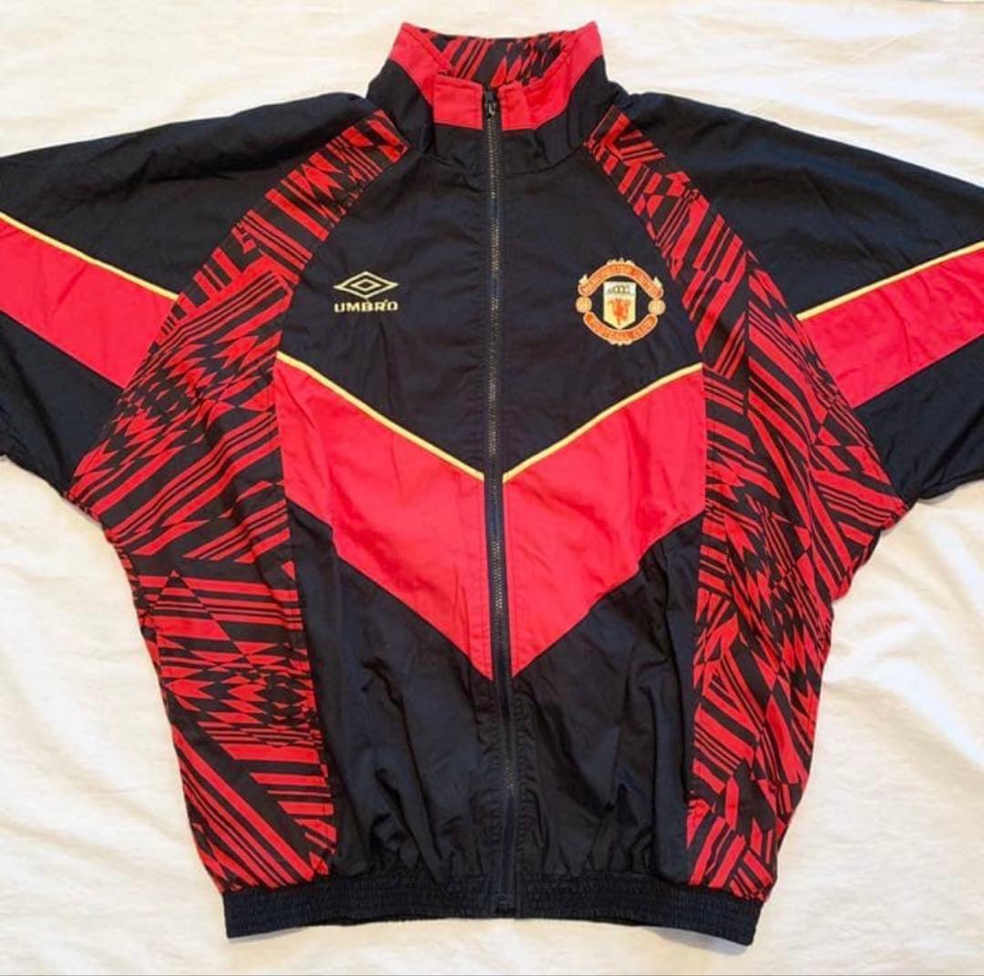 美品 90s UMBRO マンチェスターユナイテッド L ブルゾン