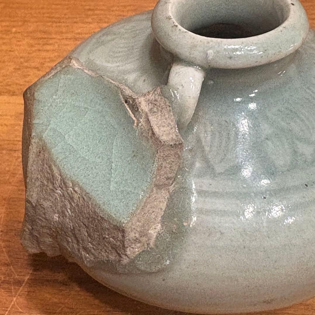 中国で購入　焼き物　青磁