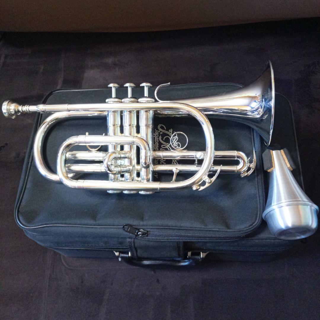 J.マイケル コルネット 本体 CT−470S マウスピース アルミミュート付き