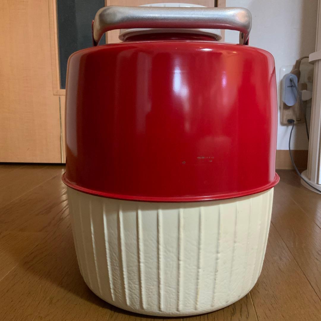 coleman ヴィンテージ ジャグ ダイヤロゴ レッド/ホワイト アウトドア