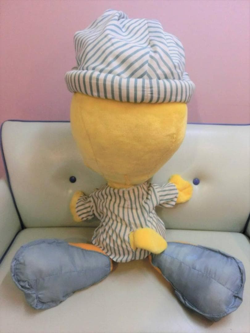 ルーニーテューンズ◆トゥイーティー 超特大1m ぬいぐるみ人形 90s