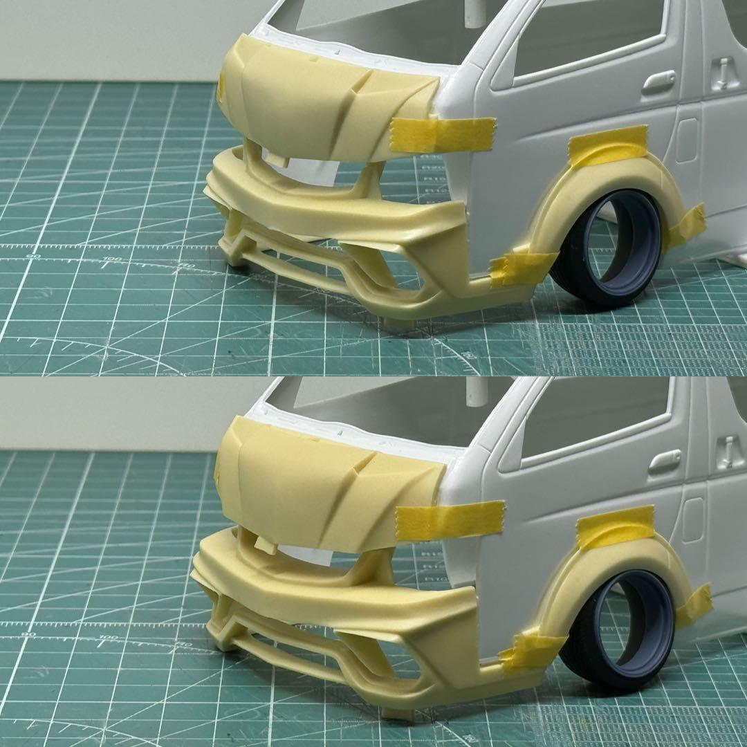 製作中 1/24 200ハイエース S.A.D CUSTOM STINGER J