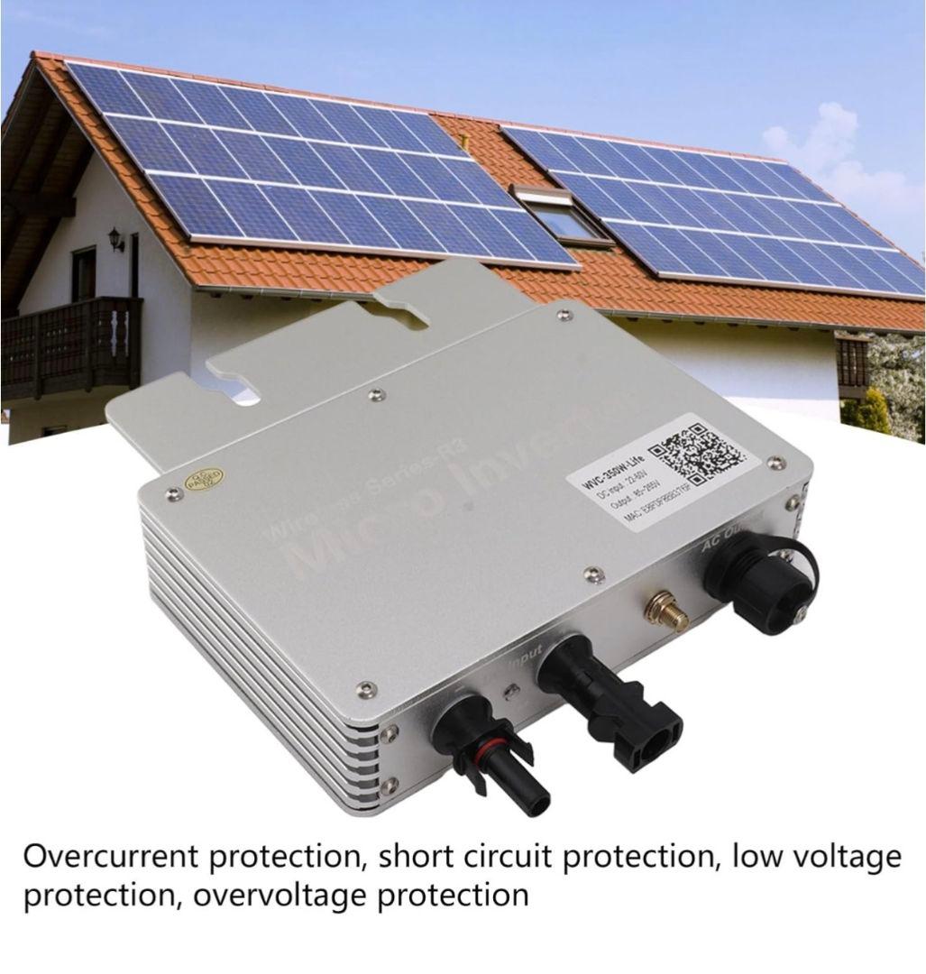 350W マイクロインバーター、太陽光発電グリッドタイインバーター、家庭用発電